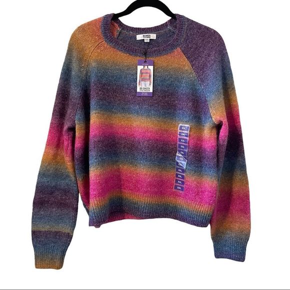 BB Dakota by Steve Madden Ombre Sweater  Pink  Women's Sz  XXL NWT MSPR $89 - Picture 5 of 10